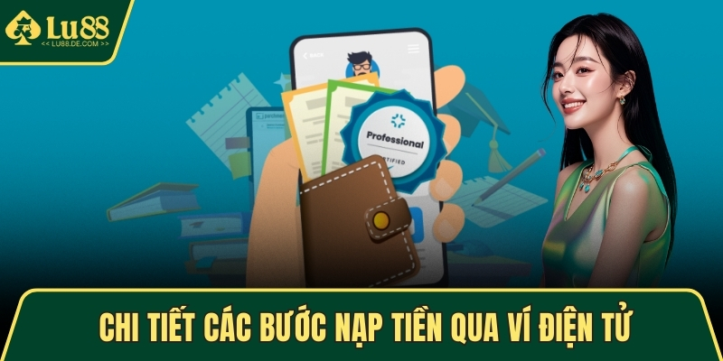 Chi tiết các bước nạp tiền qua ví điện tử