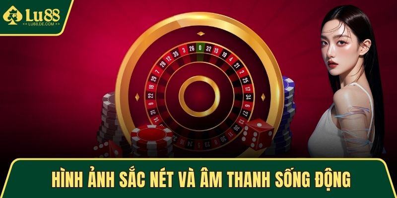 Hình ảnh sắc nét và âm thanh sống động