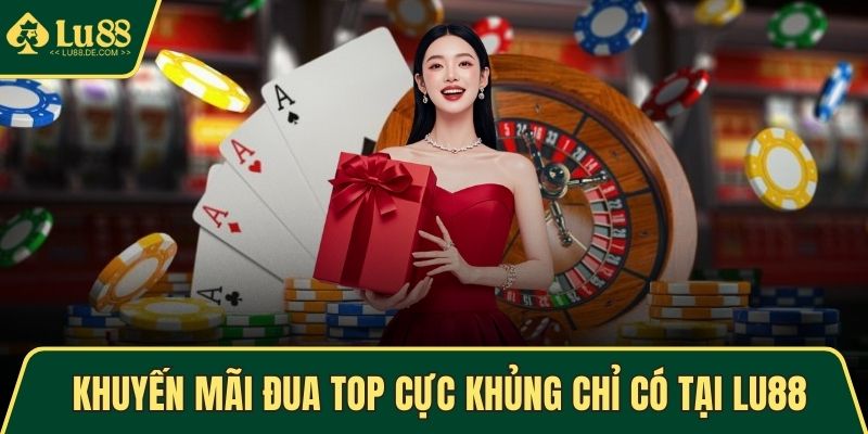 Khuyến Mãi Đua Top Cực Khủng Chỉ Có Tại Trang Chủ LU88 1 khuyến mãi đua top